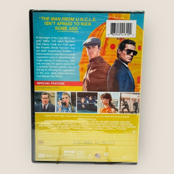 The Man From U.N.C.L.E. DVD Movie New Sealed 2015 PG-13 Action/Adventure Film - Picture 2 of 2